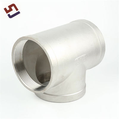 Acciaio inossidabile 90 gradi tubo di montaggio NPT maschio gomito Tee flange riduttore