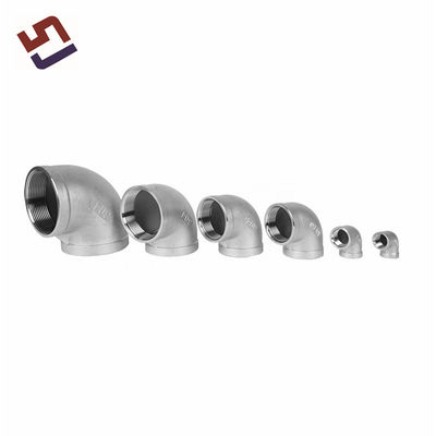 OEM acciaio inossidabile 304 316 connessione di fusione di precisione personalizzata 90 gradi tubo gomito di montaggio accessori idraulici