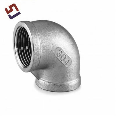 OEM acciaio inossidabile 304 316 connessione di fusione di precisione personalizzata 90 gradi tubo gomito di montaggio accessori idraulici