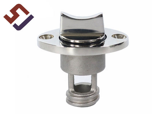 Colata Marine Boat Transom Drain Plug di acciaio inossidabile di ovale 316